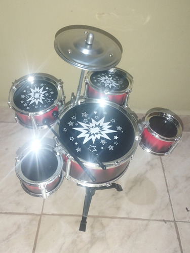 Mini Batería Musical Pequeña De Niño 2-4 Años  40 Cm 