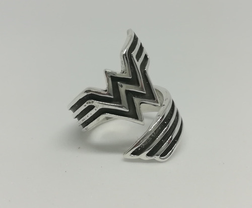 Anillo Plata 925 Mujer Maravilla Wonder Woman Para Regalo