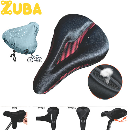 Cubre Asiento Gel Con Cubre Lluvia Calidad A+ Zuba