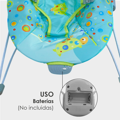 Silla Mecedora Con Vibración Para Bebés Con Juegos Bouncer