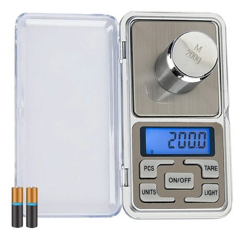 Bascula Gramera Digital De 0.01gr X 500 Gramos Blanco 500 G