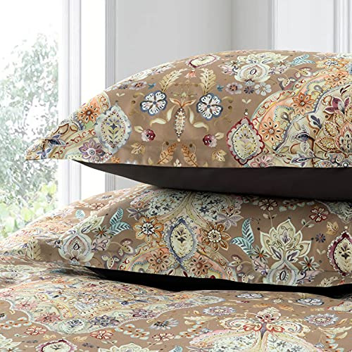 Juego De Funda De Edredón Get Bed Ready Boho Paisley Medalli