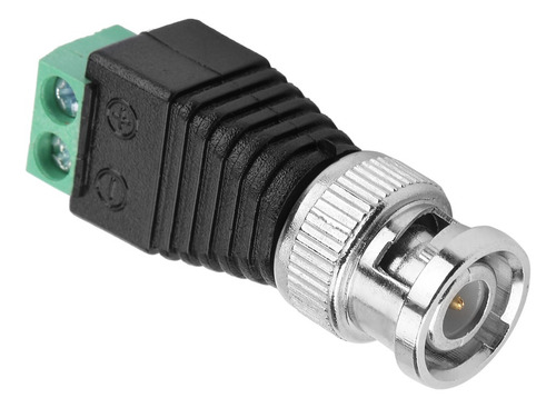 10x Conectores Bnc Macho Con Terminal Verde Cctv