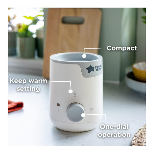 Aquecedor De Garrafas Tommee Tippee Easiwarm, Branco, Calien