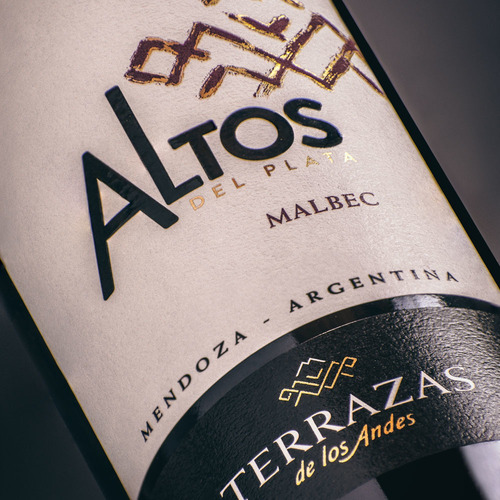 Imagen 2 de 8 de Vino Altos Del Plata Malbec Caja 6u X 750ml