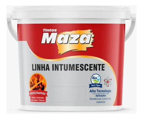 Verniz Base Água Anti Chama Intumescente Com Laudo Maza 3,6l