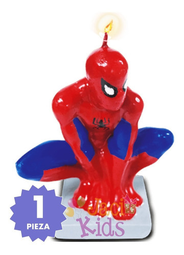 Spiderman Vela Pastel Cumpleaños Artículo Fiesta Spi0h1