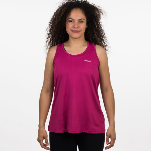 Diadora Dama Sport Tank T-shirt - Fucsia