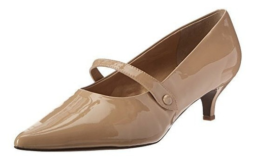 Trotters Women's Petra, Nude Patent, 10 M Us.