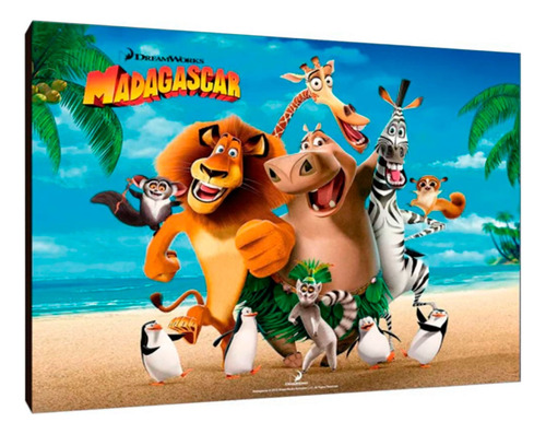 Cuadros Poster Peliculas Madagascar Xl 33x48 (mdc (16)