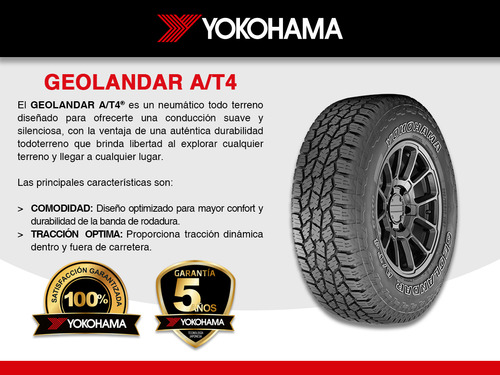 Paq 2 Llantas Yokohama Lt235/80r17 Geolandar A/t4 120/117s