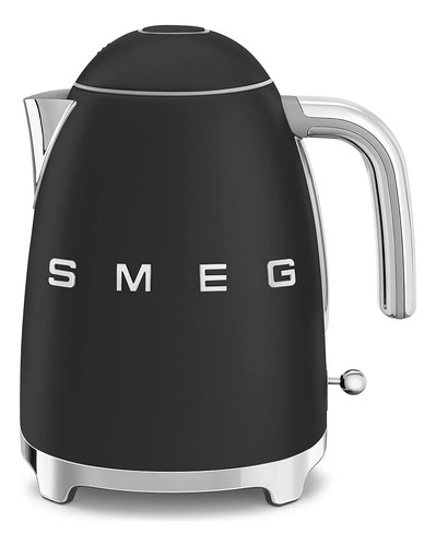 Tetera Eléctrica Smeg, 1.7 L, Negro Mate