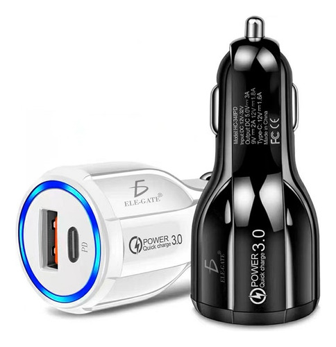 Turbo Cargador Qualcomm 3.0 Auto Encendedor 2 Usb