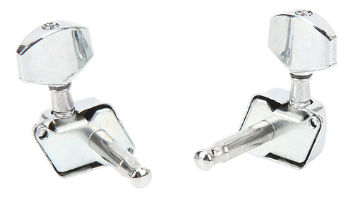 Clavija De Afinación De Cuerdas De Guitarra Semicerrada Plat