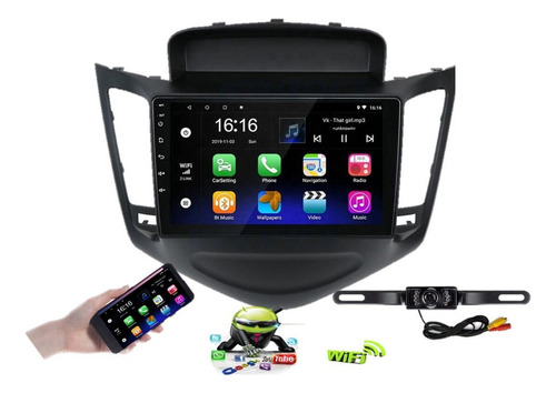 Estereo Chevrolet Cruze 10-12 Android Carplay Wifi Camara