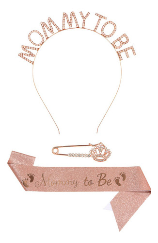 Sash Set, Mum To Be Sash Cómoda Tiara Diadema Sash Broche