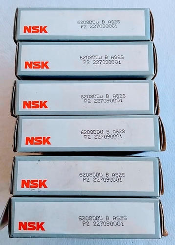Rodamientos Rígido De Bolas Nsk Brasil 6208 - Original