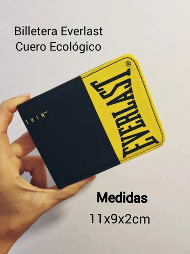 Imagen 6 de 7 de Billetera Hombre Everlast Cuero Volante Al Medio