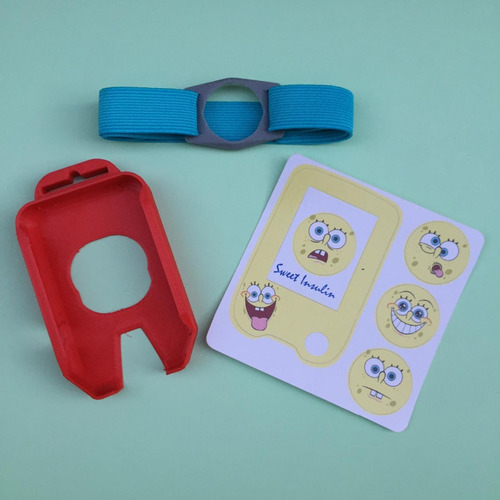 Supercombo Diabetes :1brazalete+1protector+1stikers+1estuche