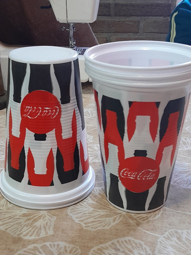 Vasos Cocacola Plástico Modelo Botella 1000cm