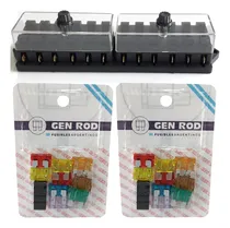 Comprar Fusilera Fusiblera Universal 12 Fusibles +20 Fusibles Genrod