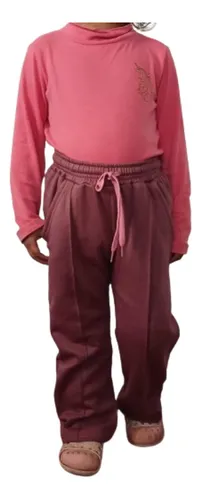 Pantalón  Palazzo De Niñas Algodon Nacional
