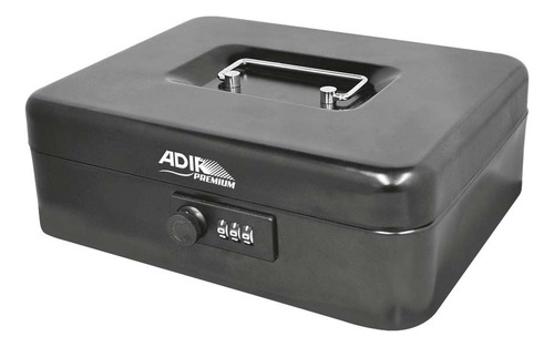 Caja Para Dinero 10 Pulgadas Con Combinación Adir 12322 Negro