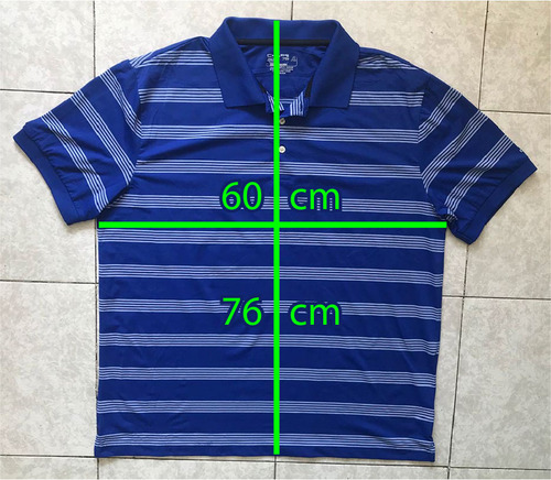 Playera De Golf Chaps 78, Talla Xl Eg Extra, Dri-fit Azul (Usado)