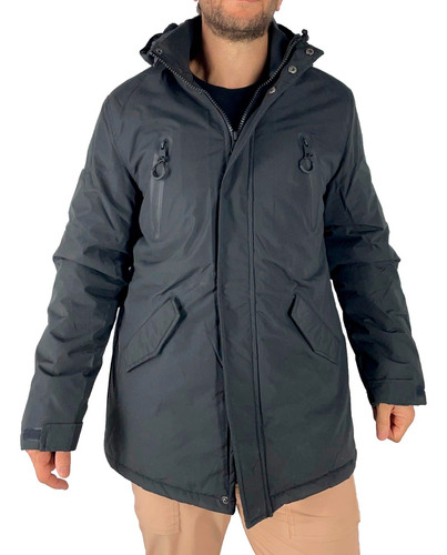 Parka Importada Abrigada Capucha Forrada Campera Hombre