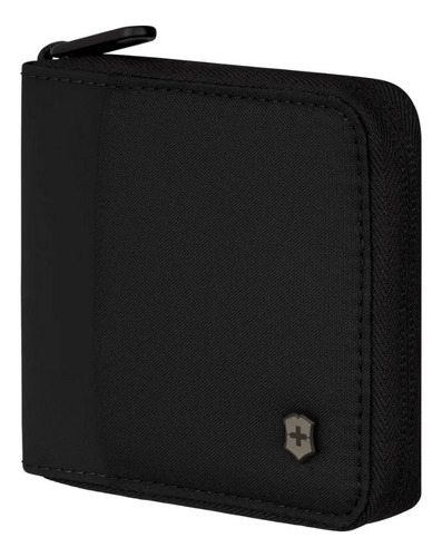 Billetera Zip-around Con Protección Rfid Negro Victorinox