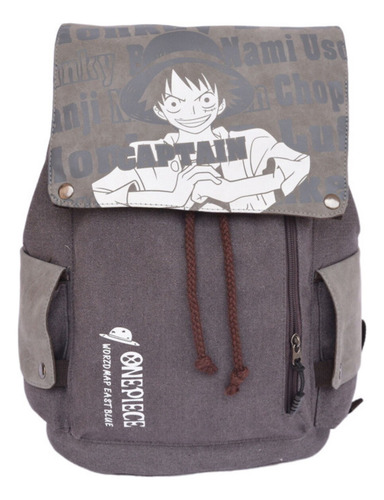 Mochila De Lona Totoro Color Luffy