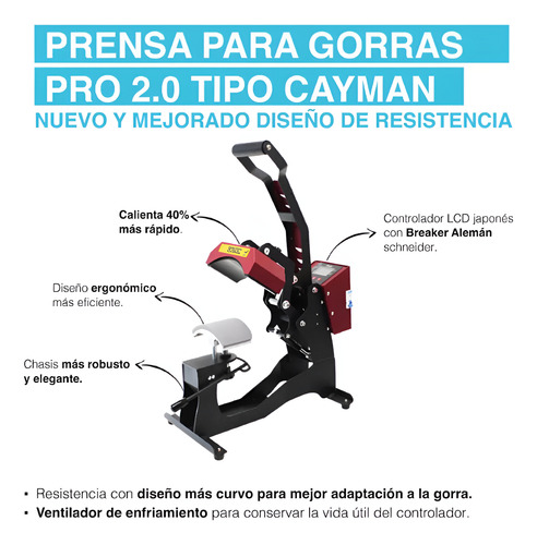Maquina O Prensa Para Sublimar Gorras Con Opción A Tazas