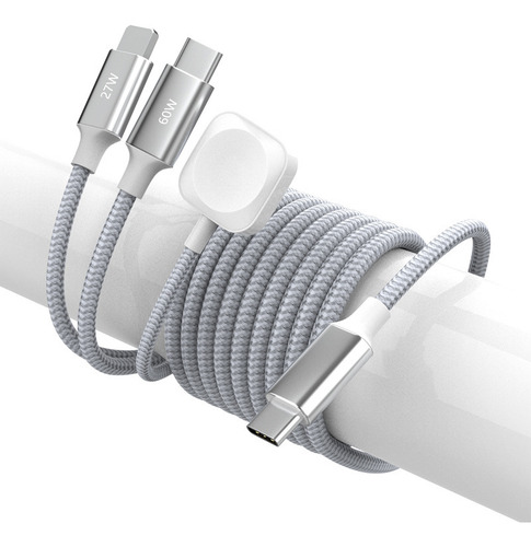 Para Cable Carga Rápida Usb C Lightning + Magnetocarga .