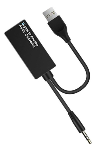 Cc Adaptador De Audio Convertidor Conector Óptica A 3,5 Mm