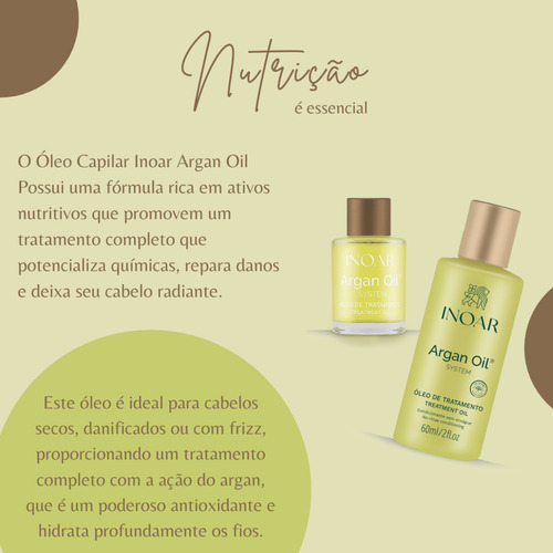 Kit 2 Óleo De Argan System 60ml - Inoar