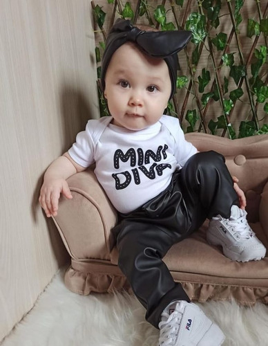 Imagem 2 de 2 de Roupa Bebe Menina -mini Blogueirinha
