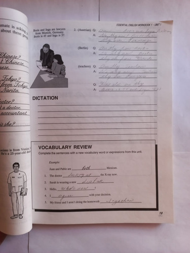 Esential English Workbook - A, B, C, D, Ef, 1, 5, 6, 7, 8.. (Usado)