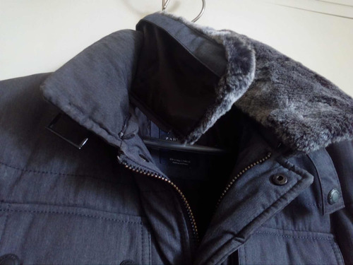 Campera Zara Hombre Gabardina Impermeable.