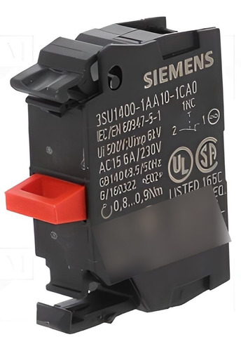 Módulo De Contactos Siemens 3su1400-1aa10-1ca0