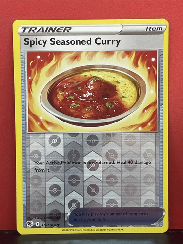 Cartas Pokemon Spicy Seasoned Curry Reverse Holo