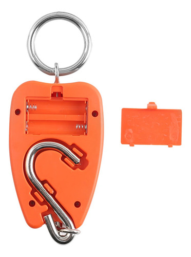 Báscula Balanza Colgante Gancho Digital Lcd Portátil 200kg Naranja