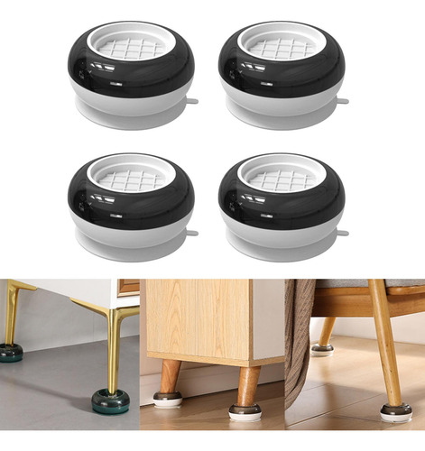 4 Almohadillas Para Pies De Base De Lavadora Duraderas