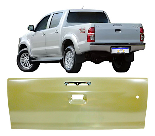 Tampa Traseira Toyota Hilux C/f Chave 2009 2010 2011