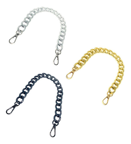 2 Reemplazo Del Bolso De Hombro Con Correas De Cadena Planas