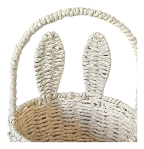 Cesta Tejida De Pascua, Decoración De Pascua, Cesta De