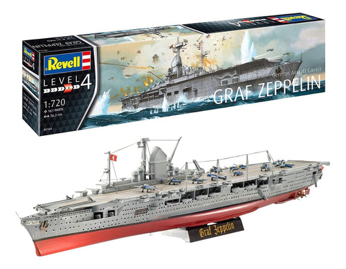 Porta Aviões Zeppelin Aircraft Carrier 1/720 Revell 5164