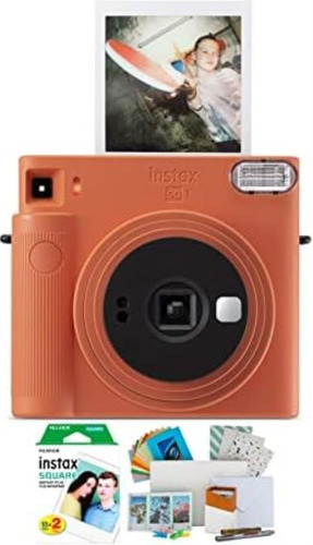 Fujifilm Instax Square Sq1 Cámara Instantánea (naranja Terra