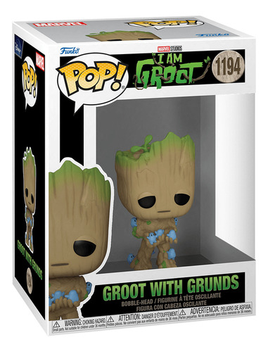 Funko Pop! #1194 - I Am Groot: Groot With Grunds