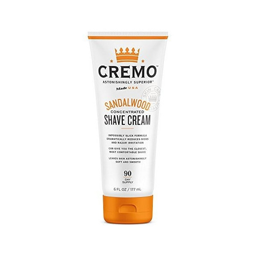 Cremo Sándalo Crema De Afeitar, De 6 Onzas