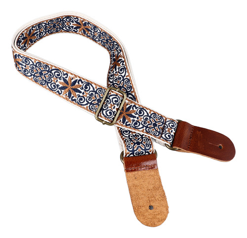 Correa De Ukelele De Estilo Étnico Bordada De Longitud Ajust